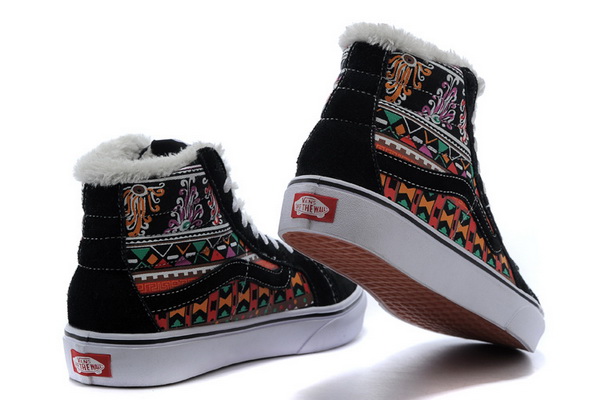 Vans High Top Shoes Lined with fur--029